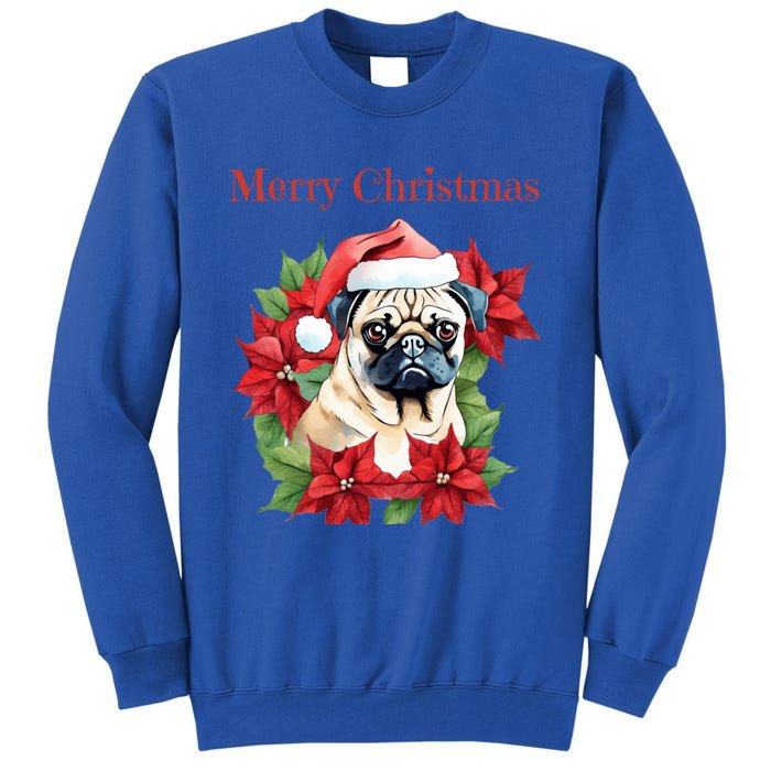 Ugly Sweater All I Want For Christmas Is My Pug Xmas Gift Tall Sweatshirt