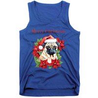 Ugly Sweater All I Want For Christmas Is My Pug Xmas Gift Tank Top