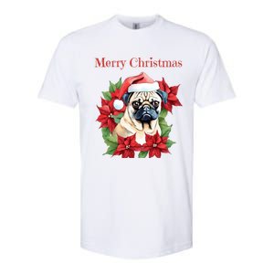 Ugly Sweater All I Want For Christmas Is My Pug Xmas Gift Softstyle CVC T-Shirt