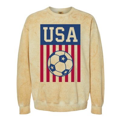 Usa Soccer American Colorblast Crewneck Sweatshirt