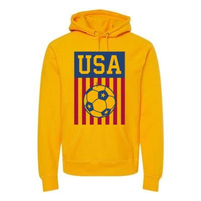 Usa Soccer American Premium Hoodie