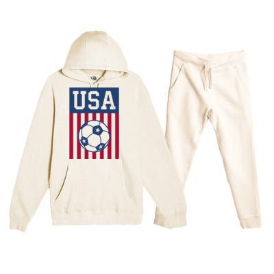 Usa Soccer American Premium Hooded Sweatsuit Set