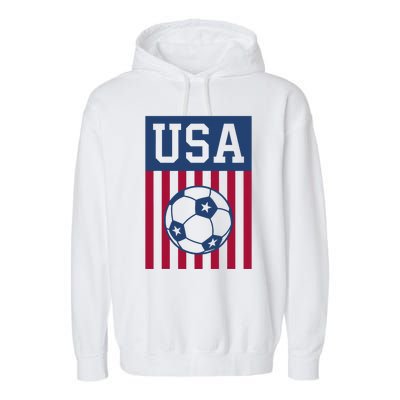 Usa Soccer American Garment-Dyed Fleece Hoodie