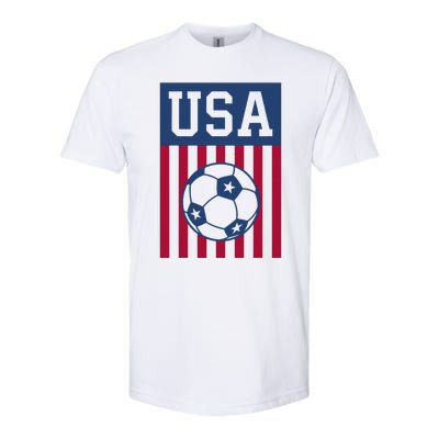 Usa Soccer American Softstyle CVC T-Shirt