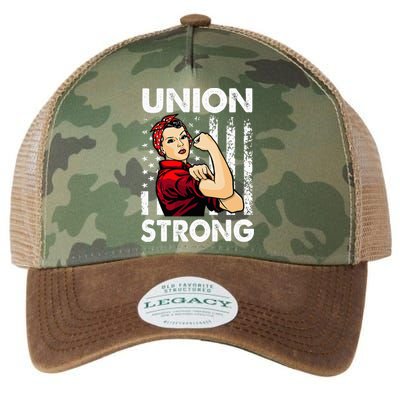 Union Strong And Solidarity Union Proud Labor Day Legacy Tie Dye Trucker Hat