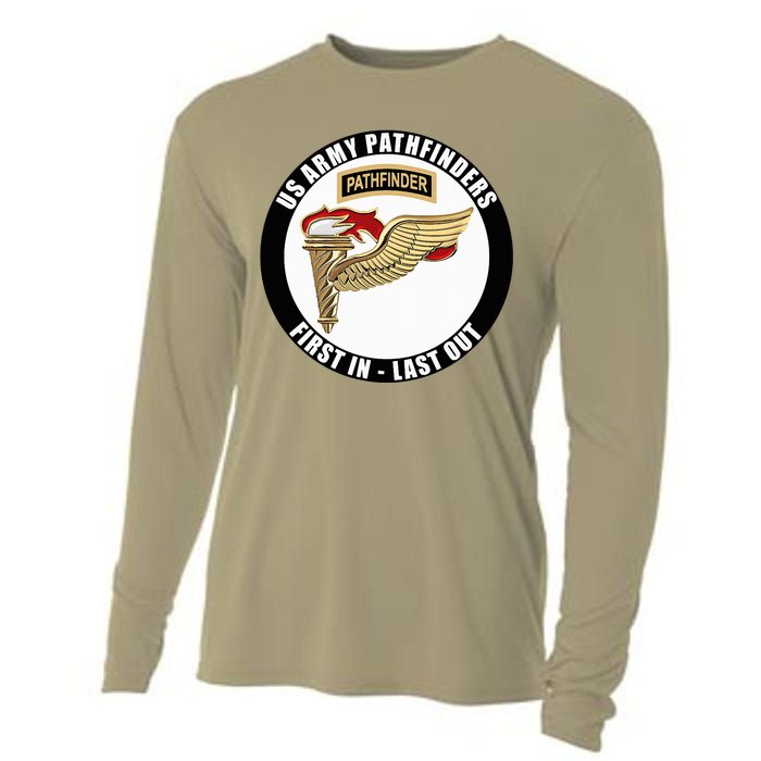 United States Army Pathfinder Military Veteran Cooling Performance Long Sleeve Crew