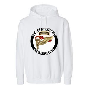 United States Army Pathfinder Military Veteran Garment-Dyed Fleece Hoodie