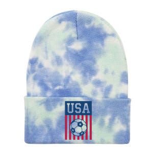 USA Soccer American Soccer Fan Tie Dye 12in Knit Beanie