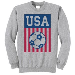 USA Soccer American Soccer Fan Tall Sweatshirt