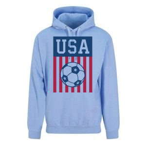 USA Soccer American Soccer Fan Unisex Surf Hoodie