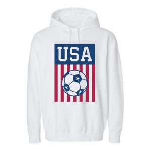 USA Soccer American Soccer Fan Garment-Dyed Fleece Hoodie