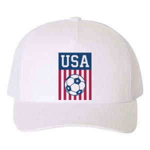 USA Soccer American Soccer Fan Yupoong Adult 5-Panel Trucker Hat