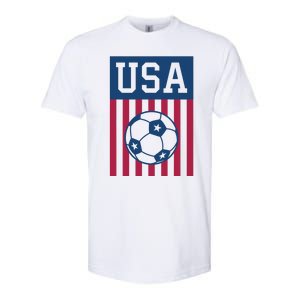 USA Soccer American Soccer Fan Softstyle CVC T-Shirt