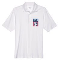 USA Soccer American Soccer Fan Men's Origin Performance Pique Polo