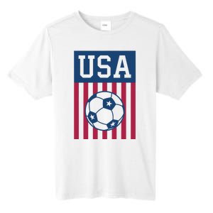 USA Soccer American Soccer Fan Tall Fusion ChromaSoft Performance T-Shirt