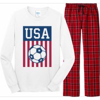 USA Soccer American Soccer Fan Long Sleeve Pajama Set