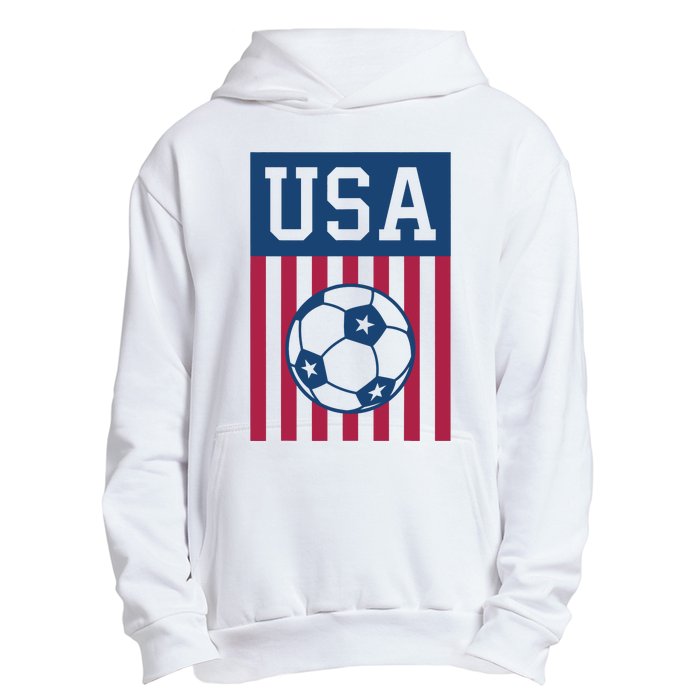 USA Soccer American Soccer Fan Urban Pullover Hoodie