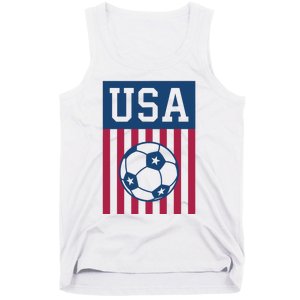 USA Soccer American Soccer Fan Tank Top