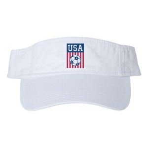 USA Soccer American Soccer Fan Valucap Bio-Washed Visor