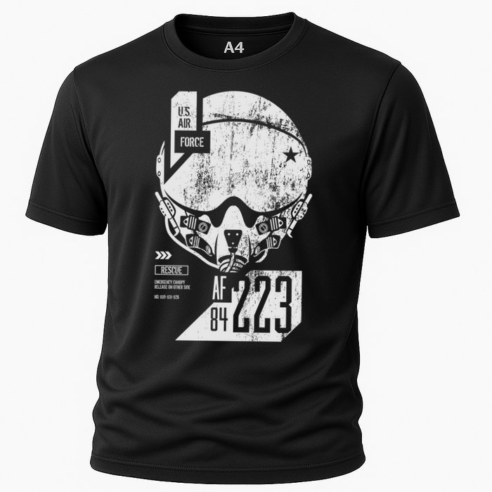 USAF Superior Pilot Helmet  Cooling Performance Crew T-Shirt