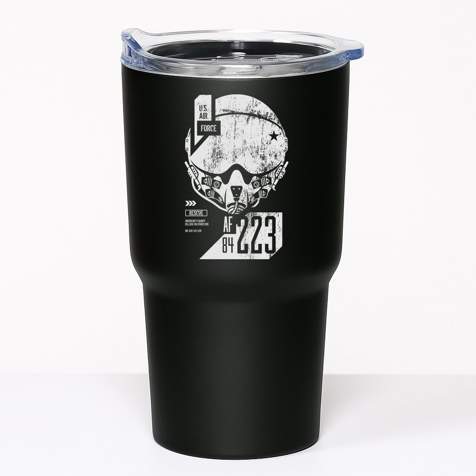 USAF Superior Pilot Helmet  Tumbler