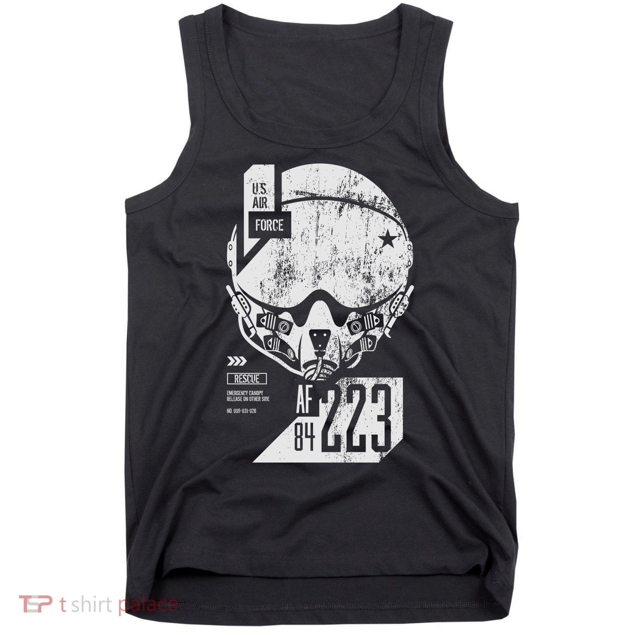 USAF Superior Pilot Helmet  Tank Top