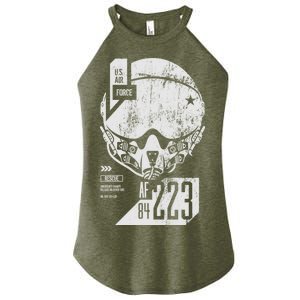 USAF Superior Pilot Helmet  Women's Perfect Tri Rocker Tank