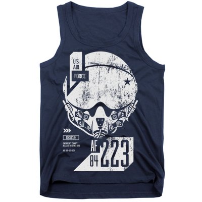 USAF Superior Pilot Helmet  Tank Top