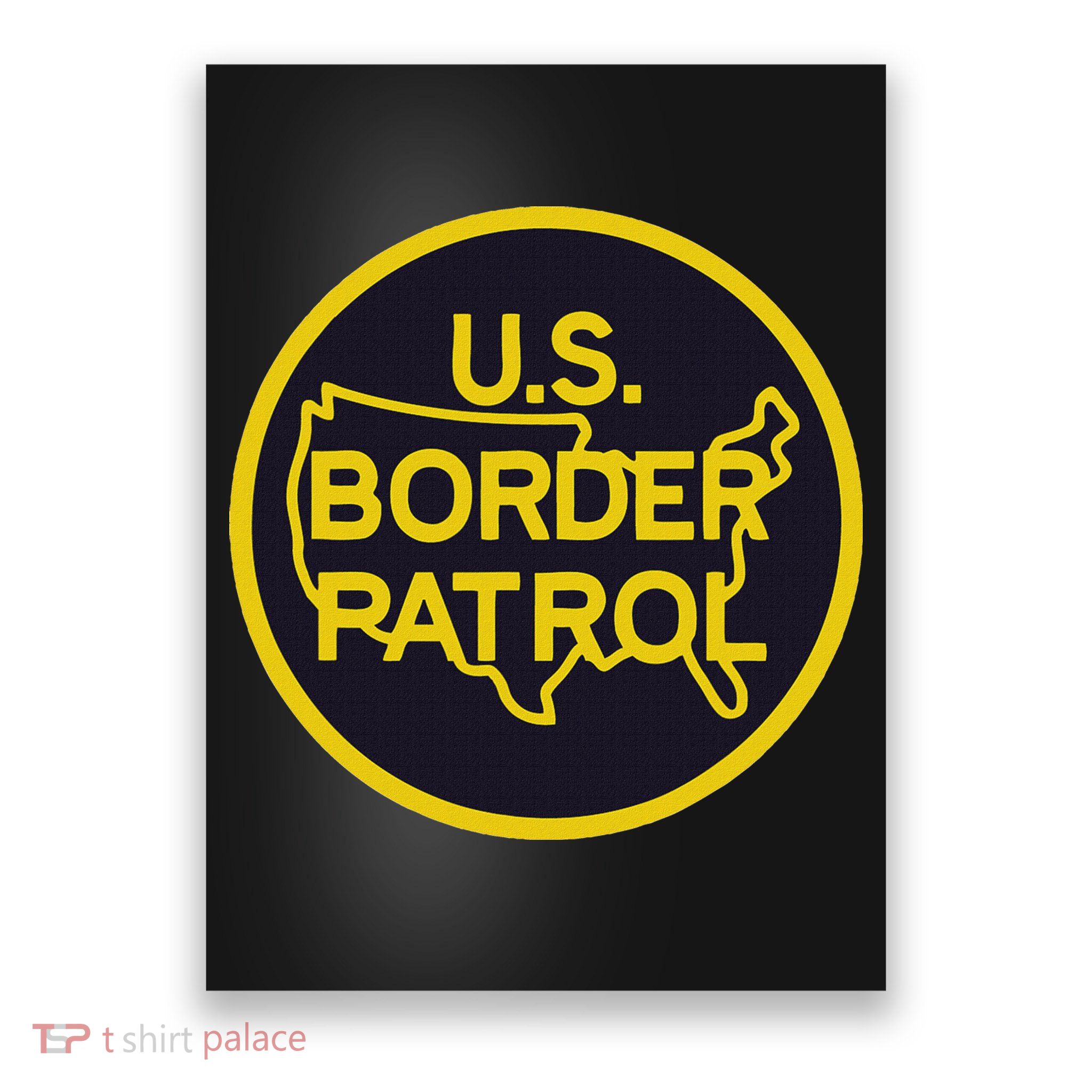 United States Border Patrol Immigration Border Wall Poster