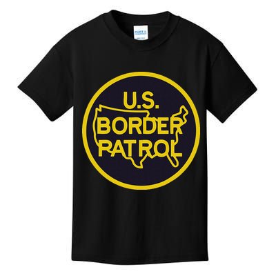 United States Border Patrol Immigration Border Wall Kids T-Shirt