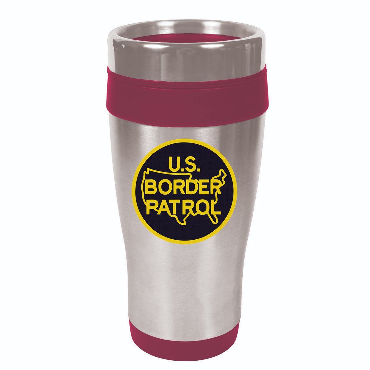 United States Border Patrol Immigration Border Wall 16oz Travel Tumbler