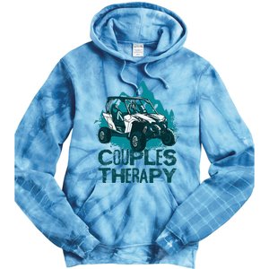 UTV Side By Side Couples Therapy  Tie Dye Hoodie