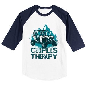 UTV Side By Side Couples Therapy  Baseball Sleeve Shirt