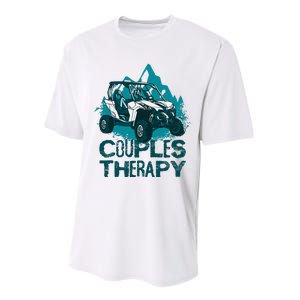 UTV Side By Side Couples Therapy  Performance Sprint T-Shirt