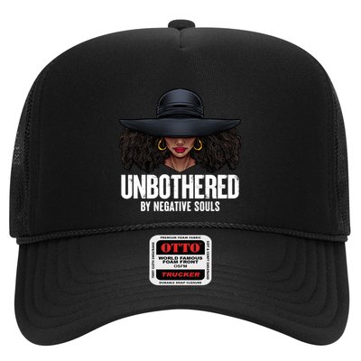 Unbothered Sassy Black Queen African American Ladies Funny Gift Trucker Hat