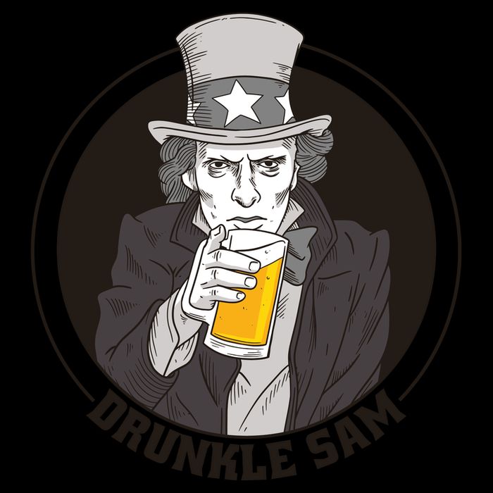 Uncle Sam Beer 7-Panel Snapback Hat