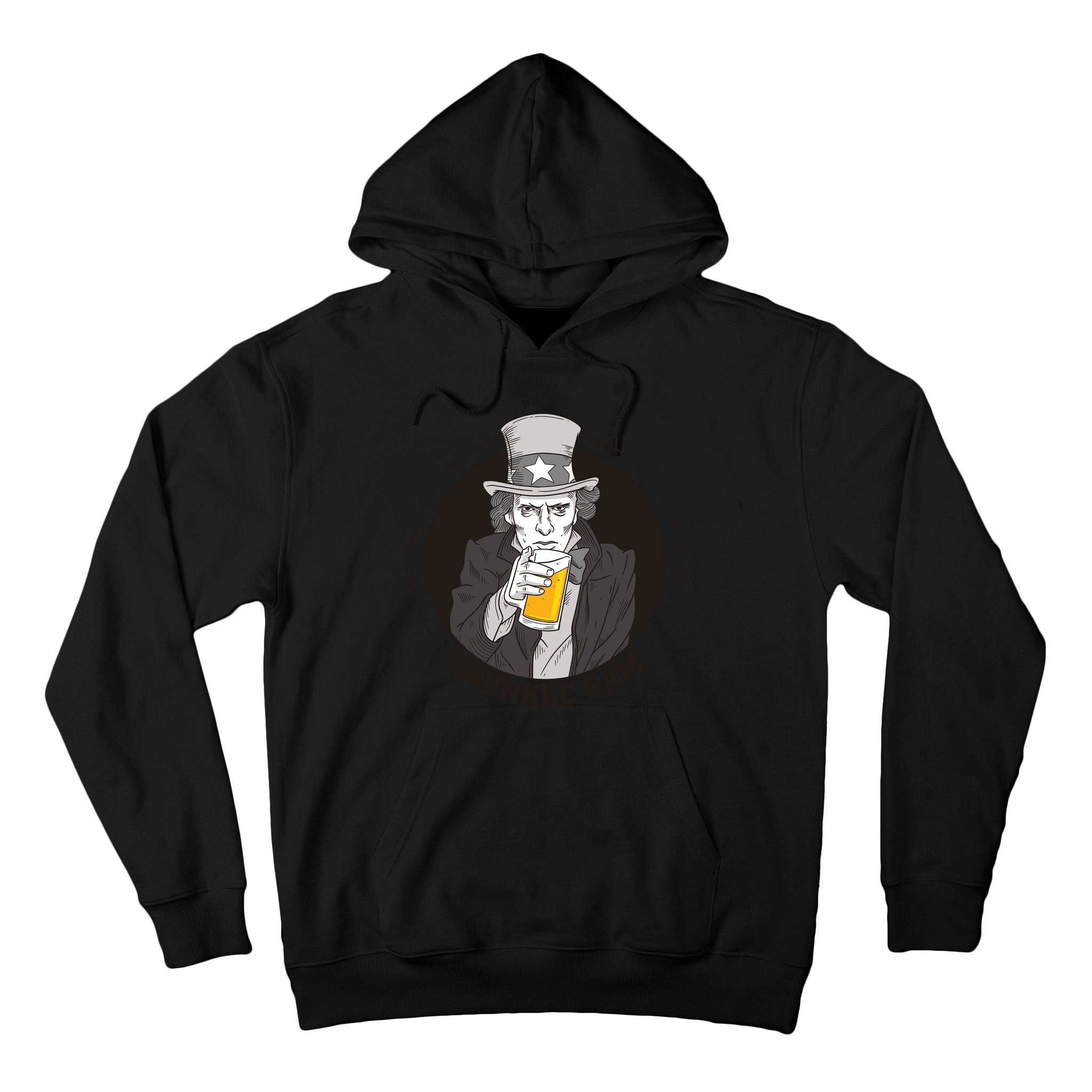 Uncle Sam Beer Tall Hoodie