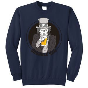 Uncle Sam Beer Tall Sweatshirt