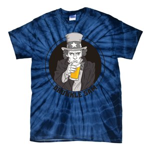 Uncle Sam Beer Tie-Dye T-Shirt