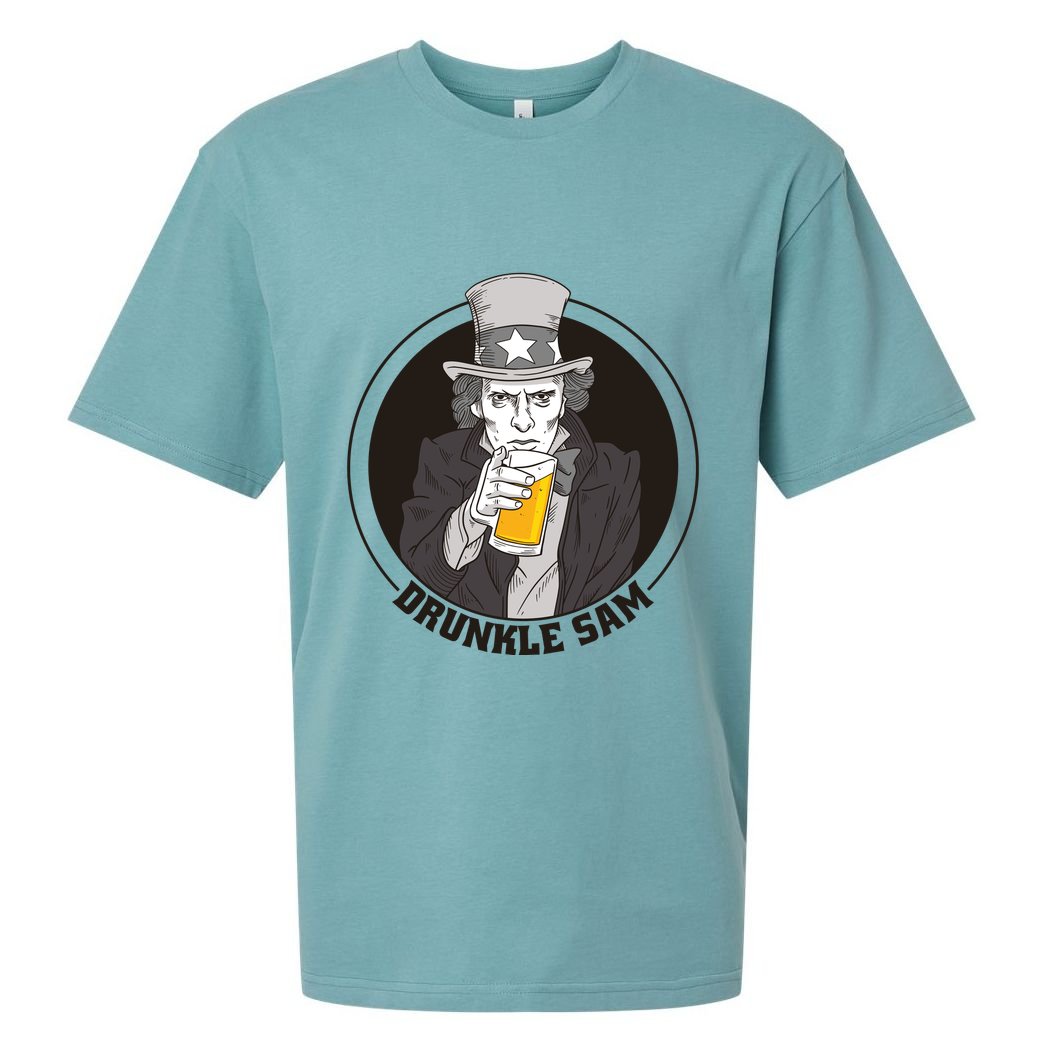 Uncle Sam Beer Sueded Cloud Jersey T-Shirt