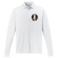 Uncle Sam Beer Performance Long Sleeve Polo