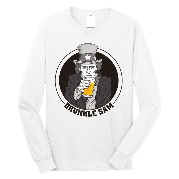 Uncle Sam Beer Long Sleeve Shirt