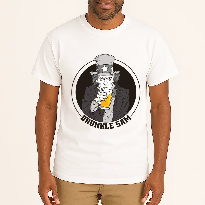 Uncle Sam Beer Tall T-Shirt