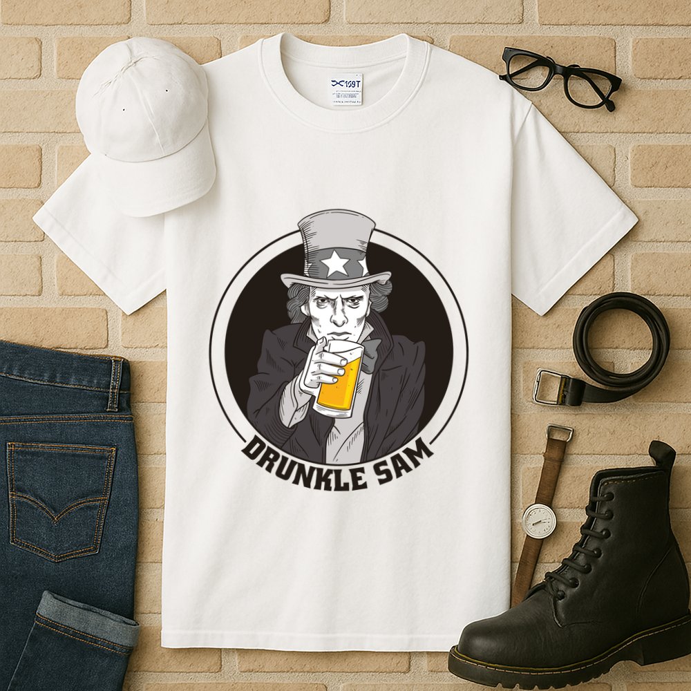Uncle Sam Beer Tall T-Shirt