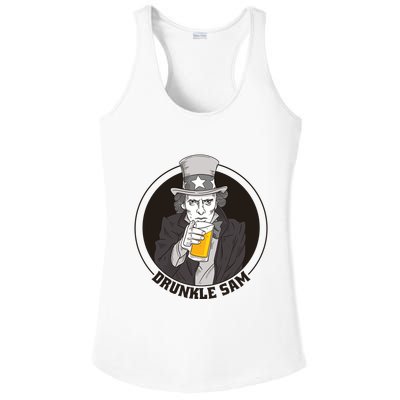 Uncle Sam Beer Ladies PosiCharge Competitor Racerback Tank