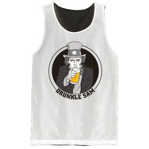 Uncle Sam Beer Mesh Reversible Basketball Jersey Tank