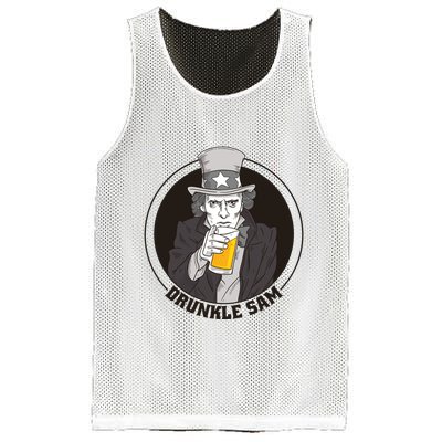 Uncle Sam Beer Mesh Reversible Basketball Jersey Tank