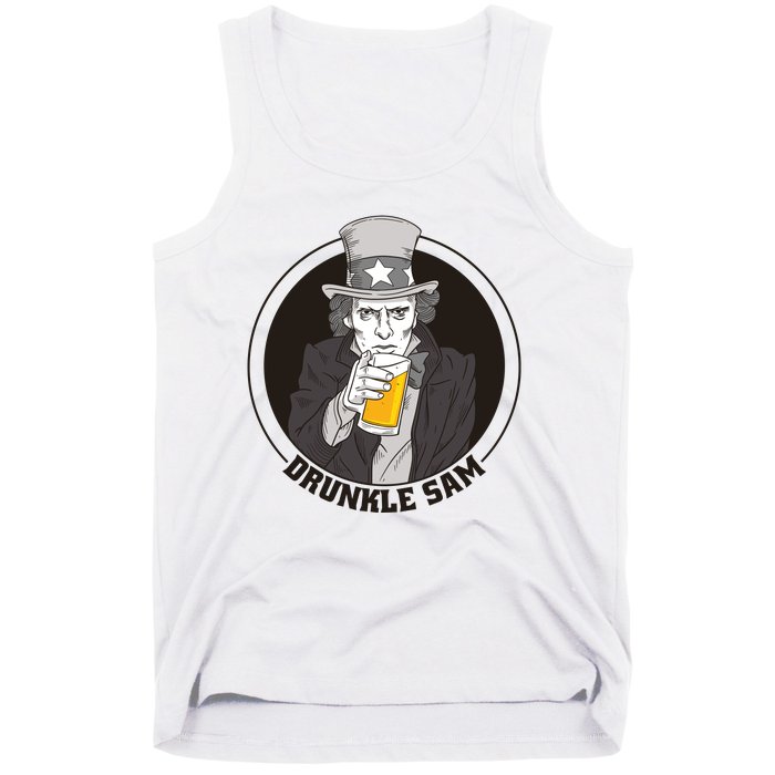 Uncle Sam Beer Tank Top