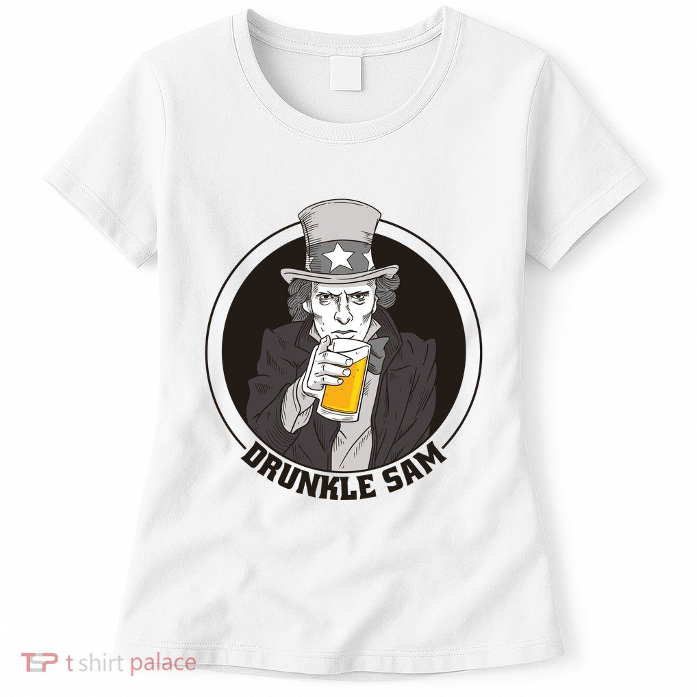 Uncle Sam Beer Womens T-Shirt