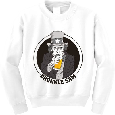 Uncle Sam Beer Kids Sweatshirt